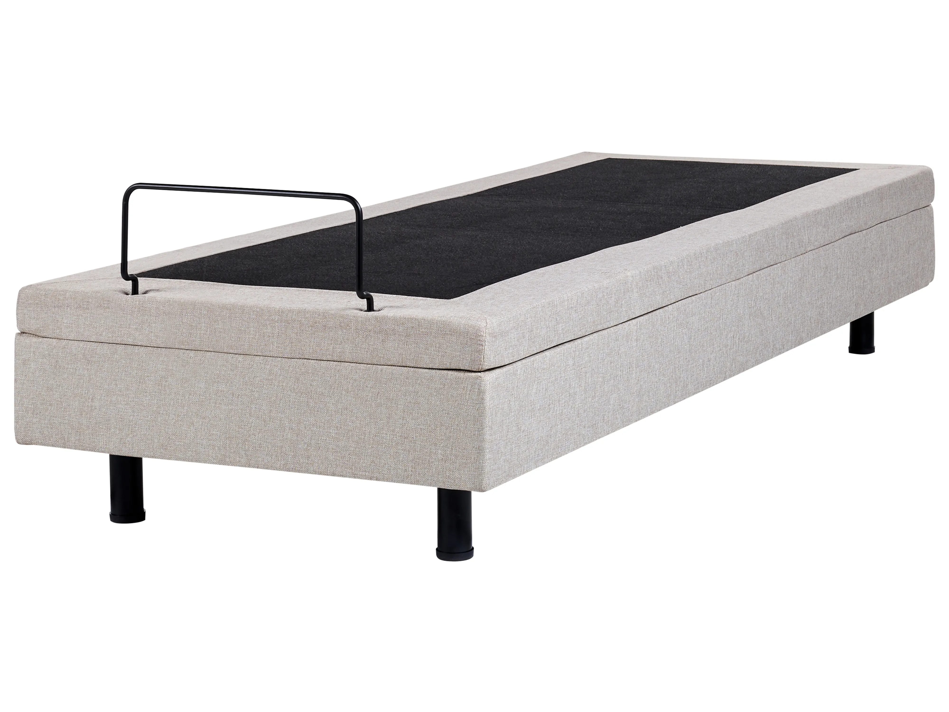 Verstelbaar bed zonder hoofdbord Stof DUKE 90 x 200 cm Beige