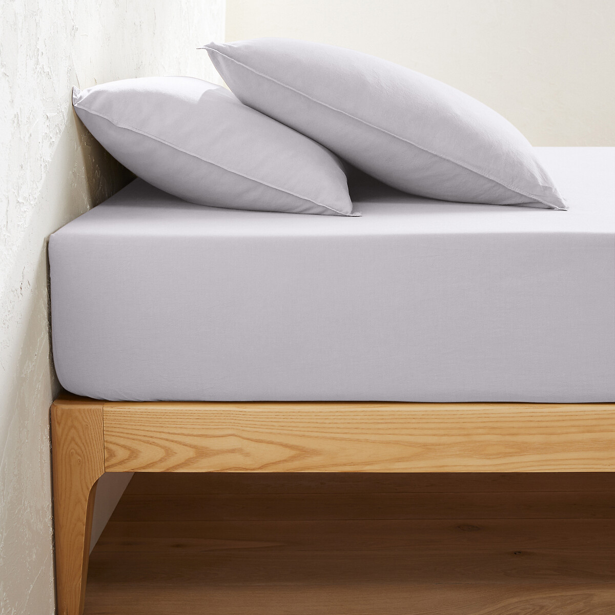 LA REDOUTE INTERIORS<br>Lençóis de algodão, capa de 30 cm, técnica de tingimento vegetal