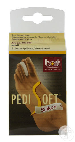 Bort Pedisoft Séparateur Orteil Silicone Small 2 Pièces
