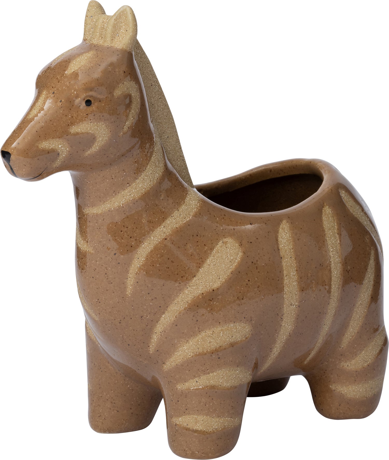 Intratuin bloempot Izzy bruin 9 x 5 x 9,5 cm