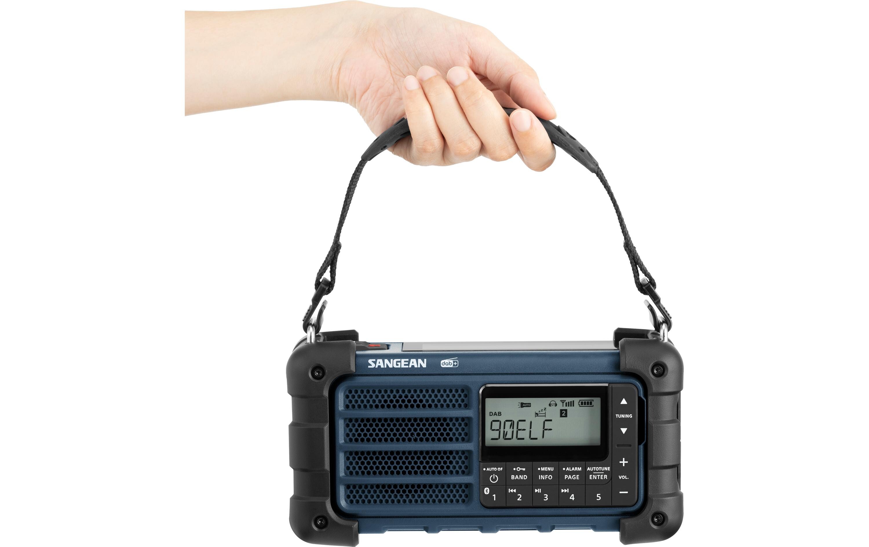 DAB+ Radio MMR-99DAB+ Blau<br>Mehrfachbetriebenes digitales Notfallradio