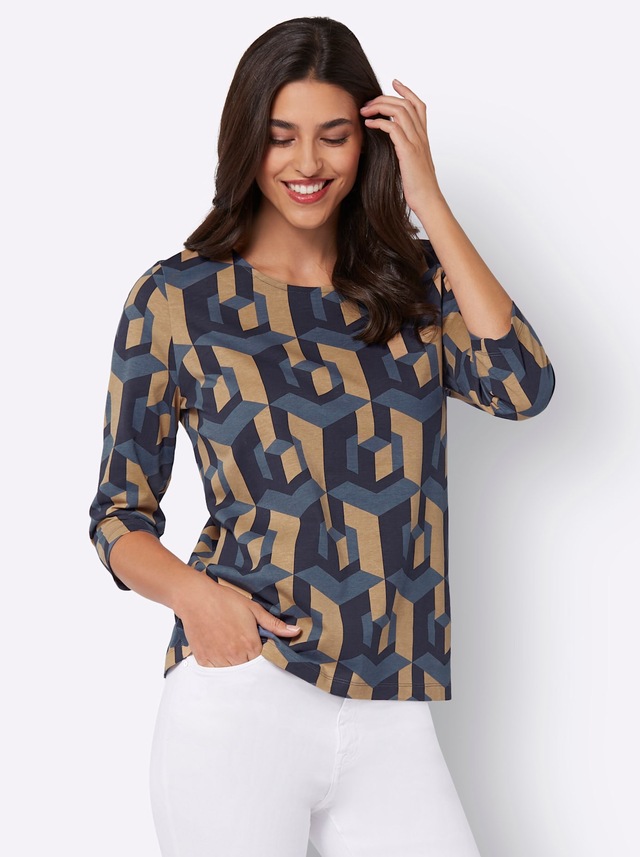 Classic Basics Rundhalsshirt »3/4-Arm-Shirt«, 1 Stk.