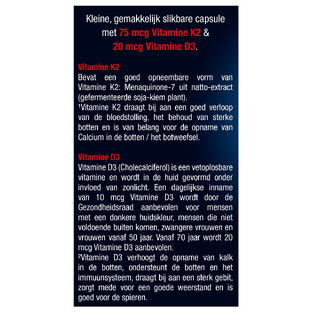 Lucovitaal Vitamine K2   D3 Capsules 60CP