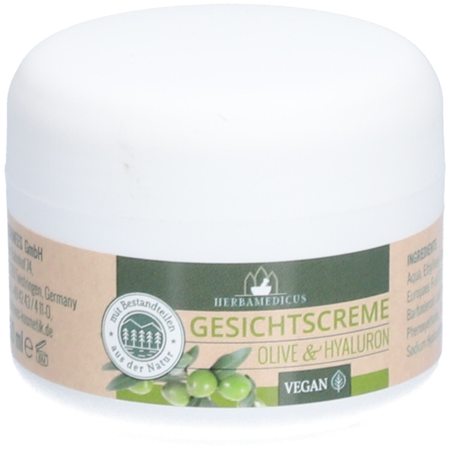 Herbamedicus Gesichtscreme Olive & Hyaluron