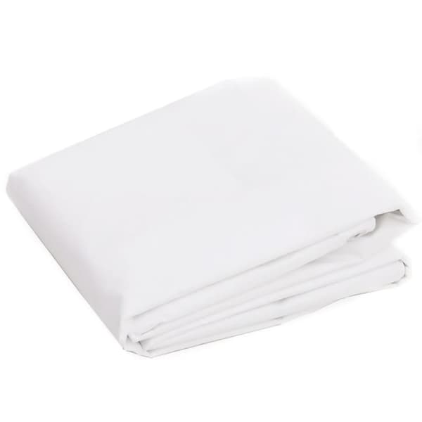 vidaXL Presenning 260 g/m² 8x8 m hvit HDPE