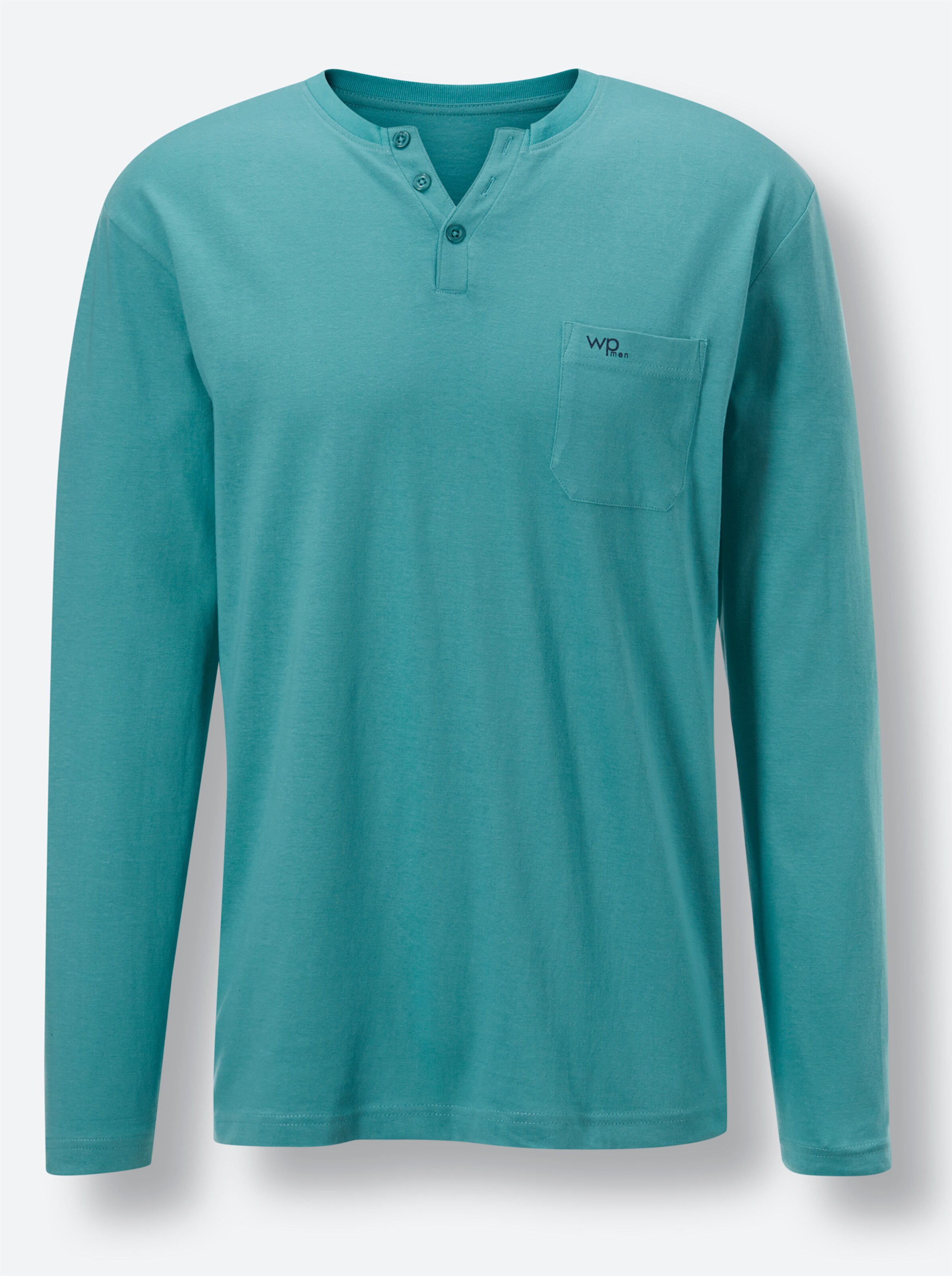 wäschepur men Schlafanzug-Shirt in ozean