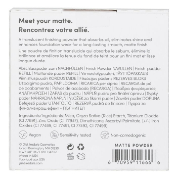 Jane Iredale Pó facial Pure Matte Finish Powder Refill