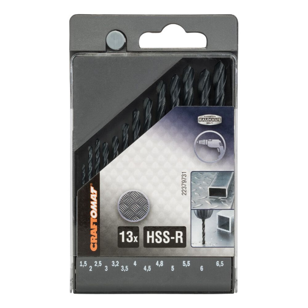 BORSETT CRAFTOMAT HSS-R 1,5-6,5MM 13-DELERS