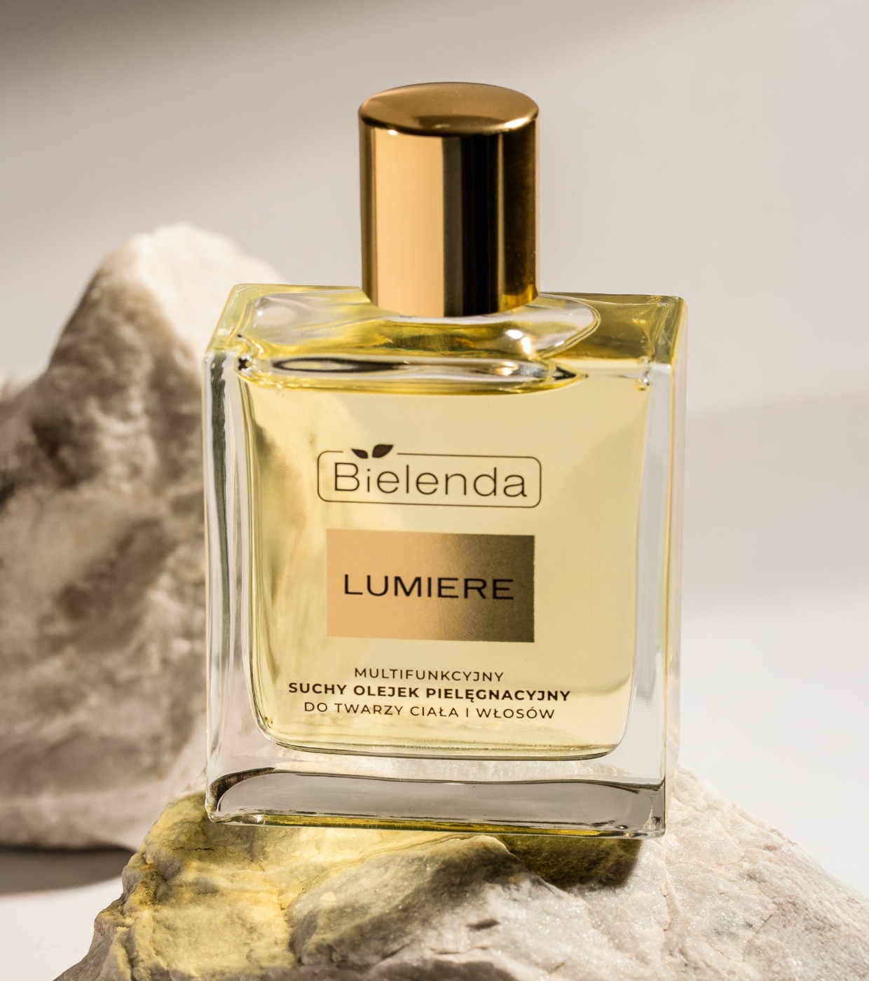 Bielenda - Óleo seco multifuncional para corpo e cabelo Lumiere