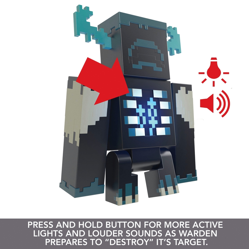 Minecraft Die Wächter-Figur mit Licht- und Soundeffekten