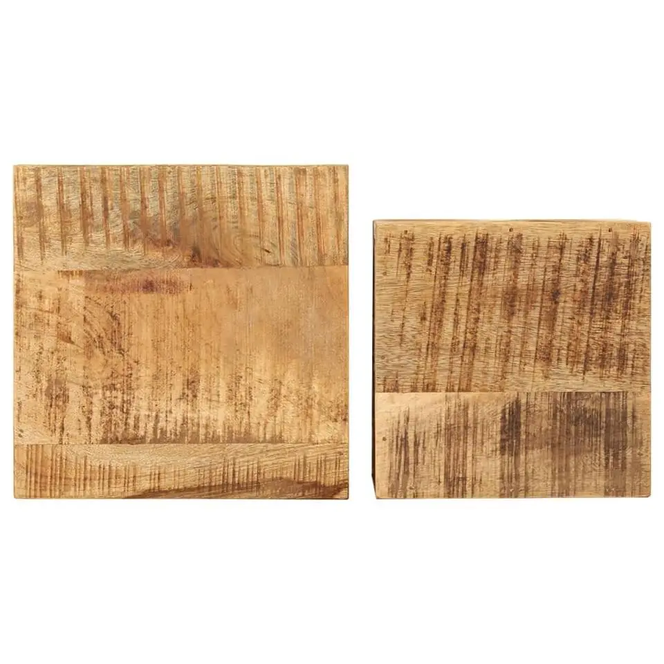 vidaXL - Plantenstandaard - Bruin - Hout - 2 stuks