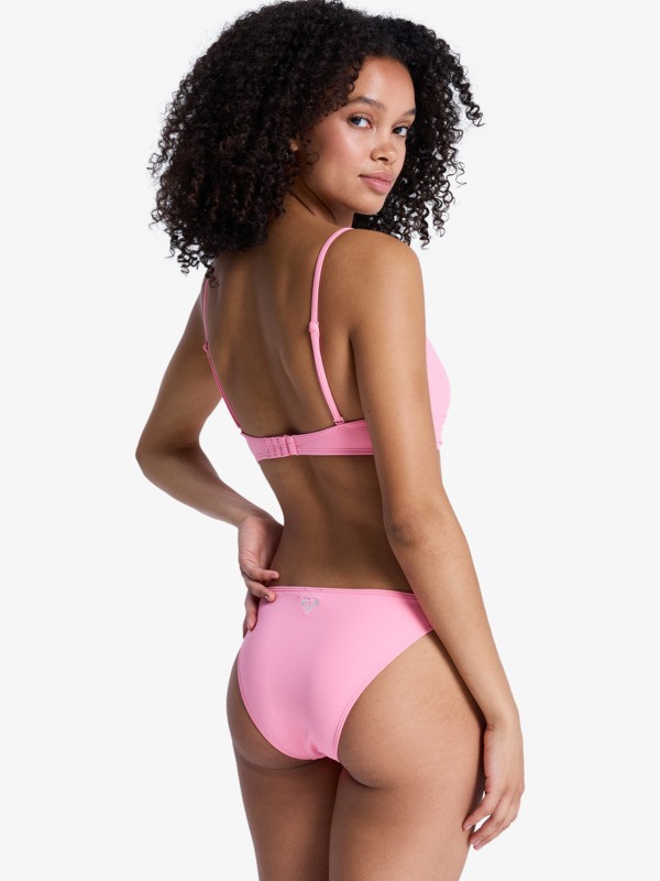 Solid Essentials Wrap Bra Haut de bikini bralette Rose Femme