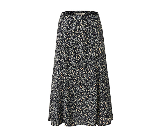 Floraler Midi-Rock