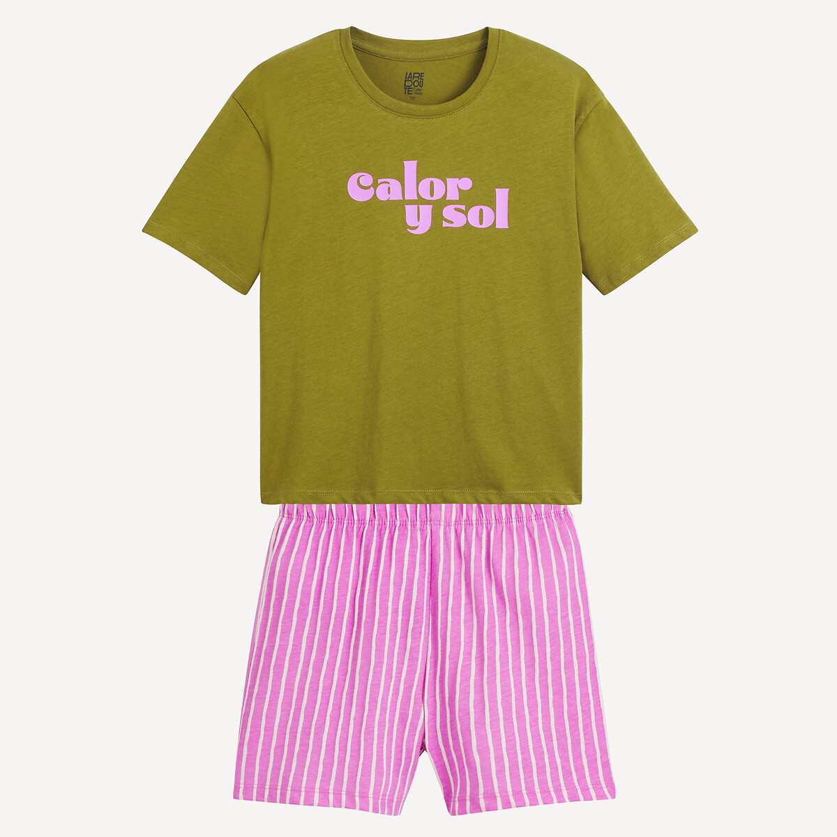 COLEÇÕES LA REDOUTE<br>Shorts de pijama em algodão