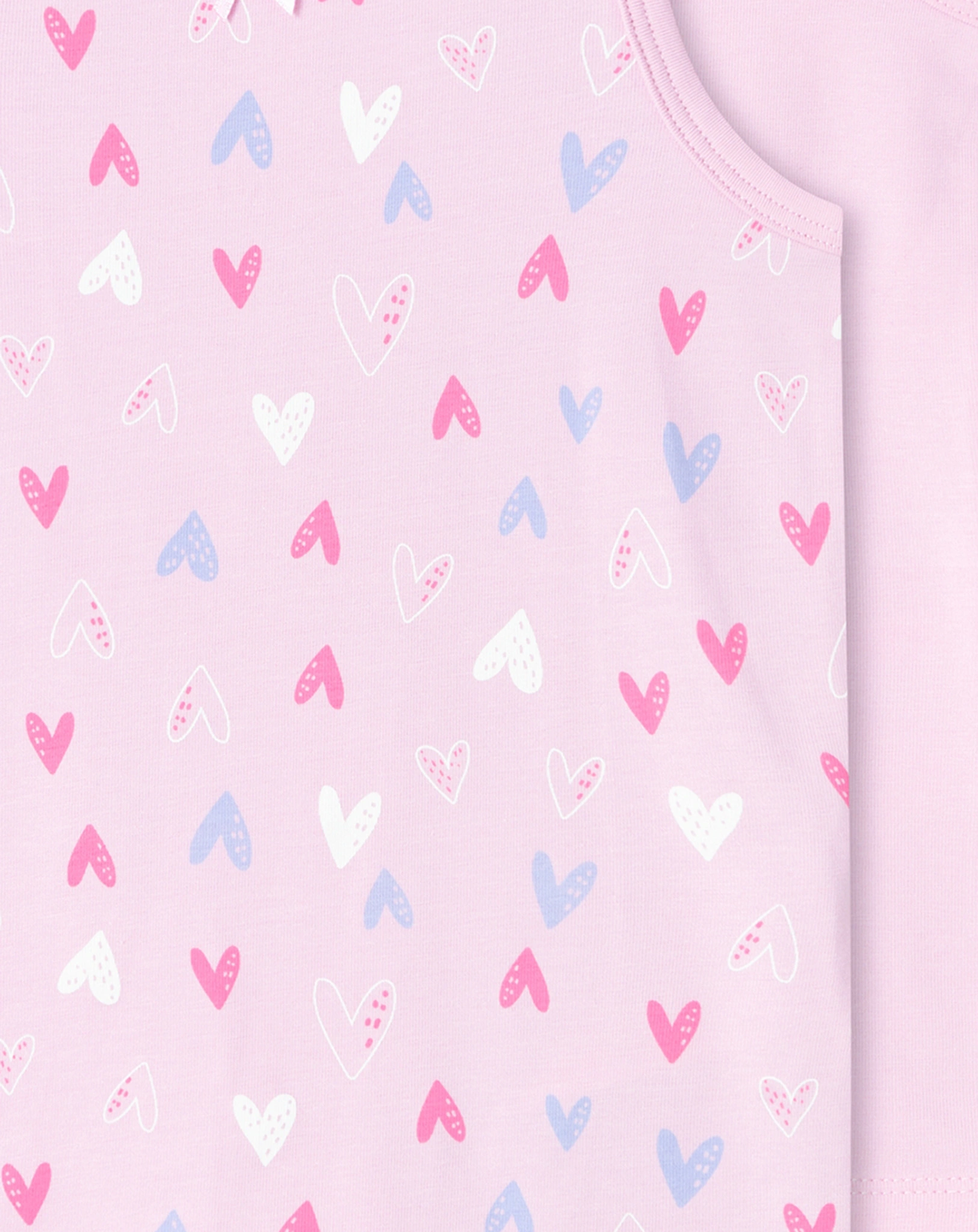 Unterhemd NMFTANK HEARTS 2er Pack in pink lavender