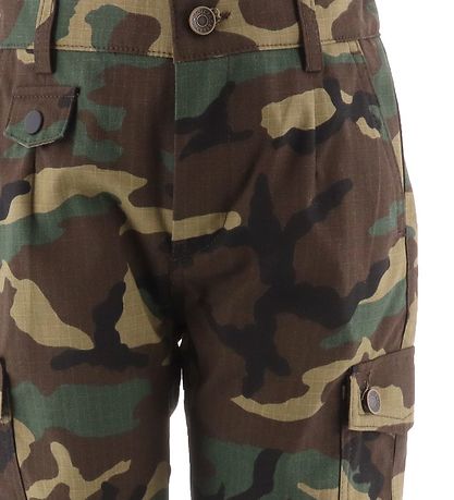 Dolce & Gabbana Bukser - Reborn To Live - Army Grøn Camouflage