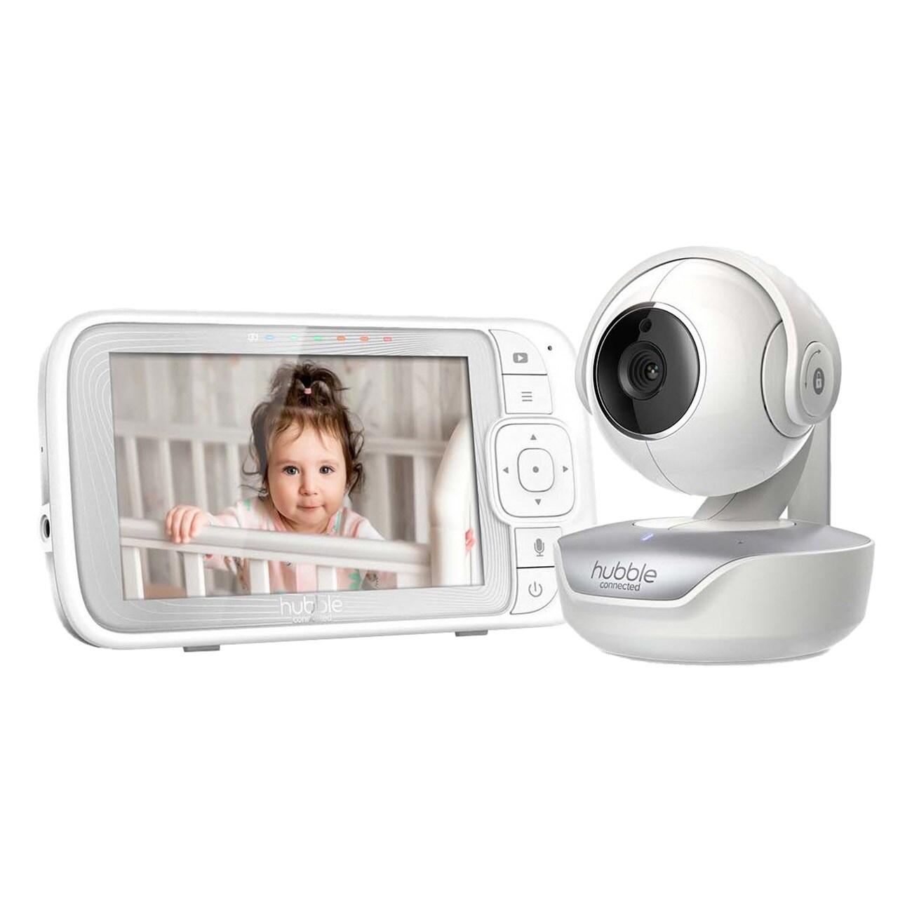 Hubble Nursery Pal Connect weiß Video Babyphone