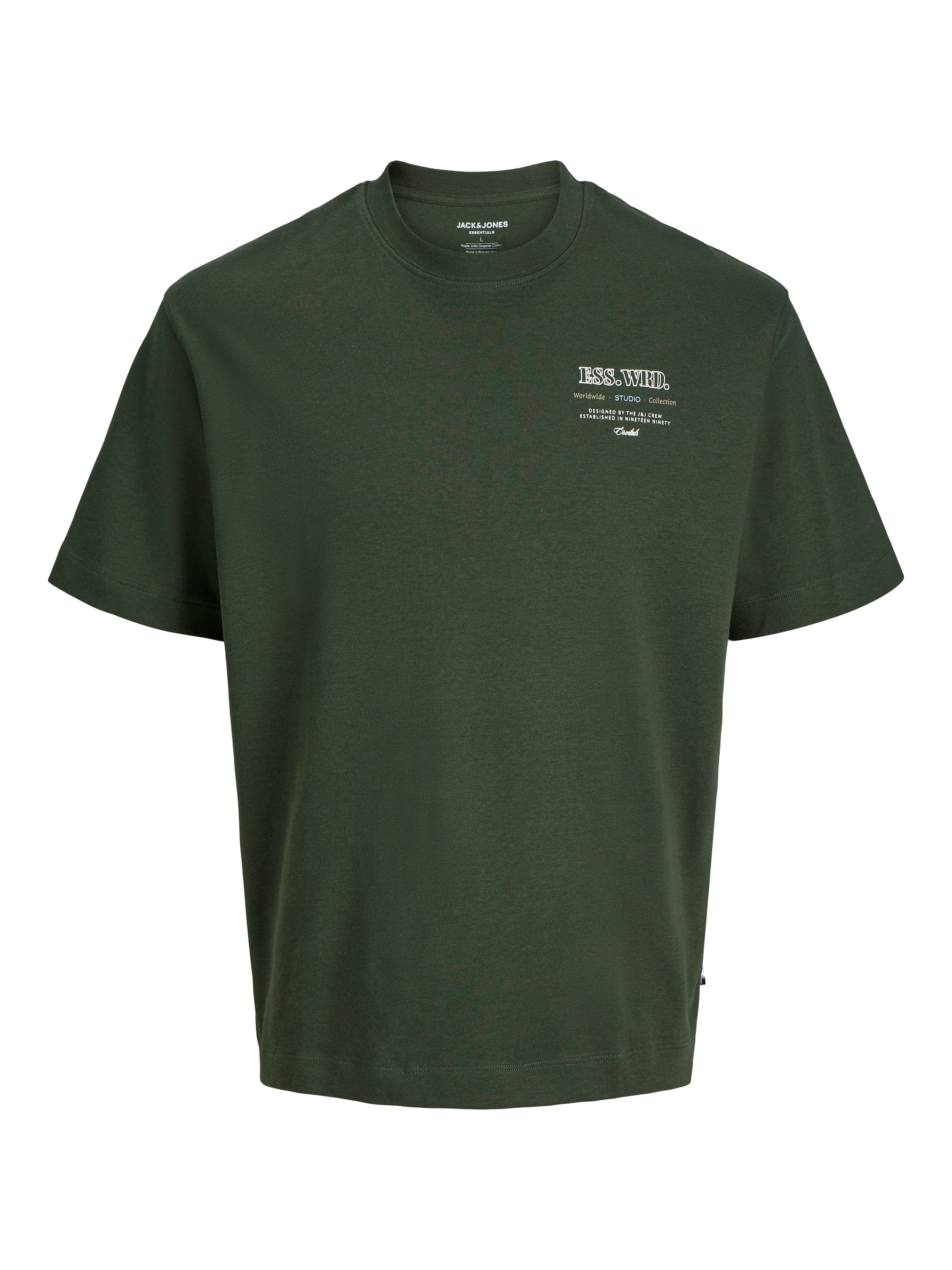 Jack & Jones PlusSize T-Shirt »JJEURBAN EDGE STUDIO TEE SS SN PLS« mit Logobranding