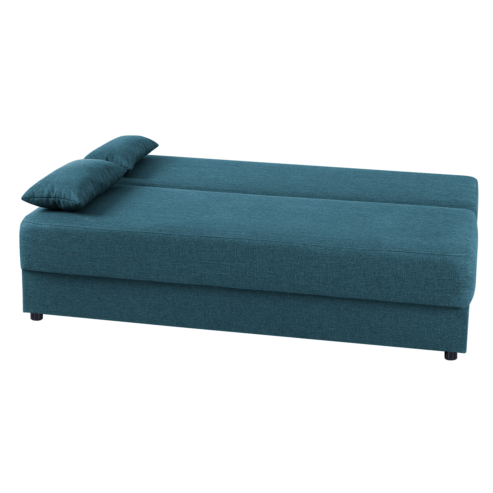 Schlafsofa - petrol - mit Staukasten