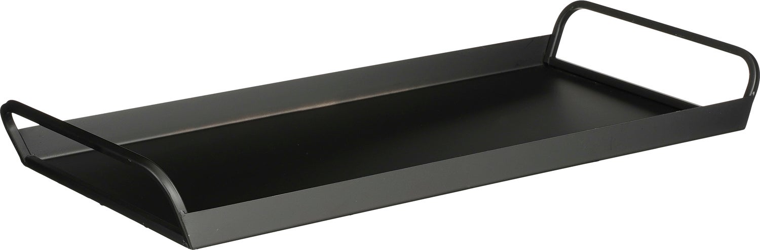 Mica Decorations decoratiebord Nuri zwart 60 x 28 x 7 cm