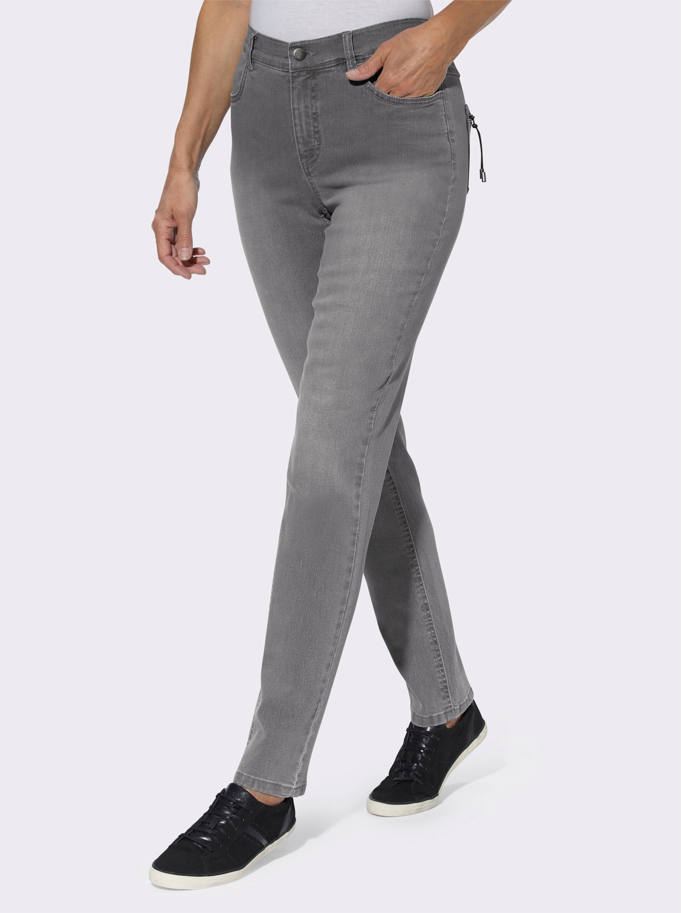Jeans mit dezenter Waschung