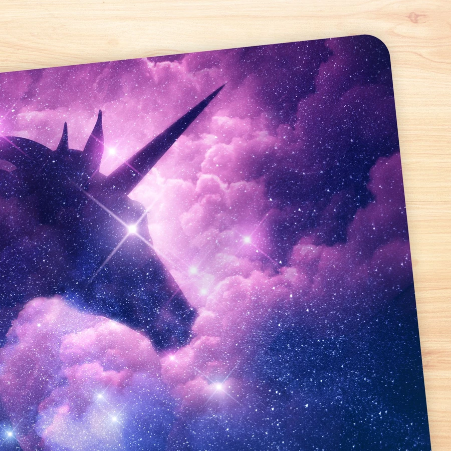 Nikima Schreibtischunterlagen Vinyl Einhorn bunt