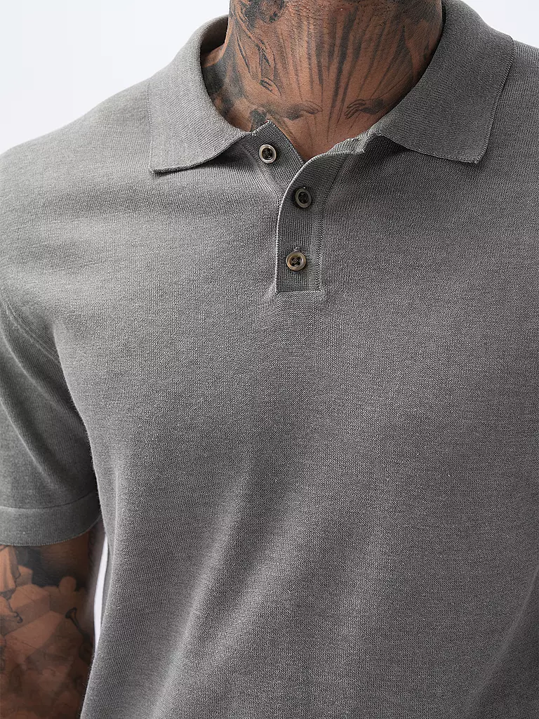 DRYKORN Poloshirt TRITON hellgrau