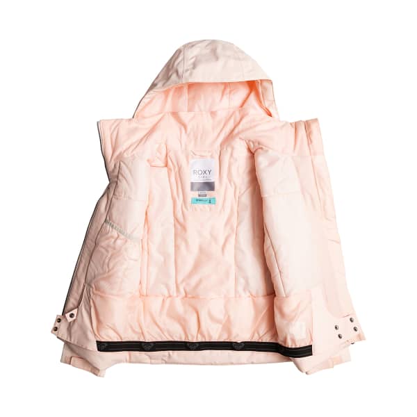 Veste de ski ROXY MEADE GIRL JK PINK SALT