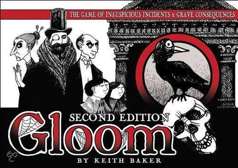 Gloom - Kaartspel - Grijs - Karton