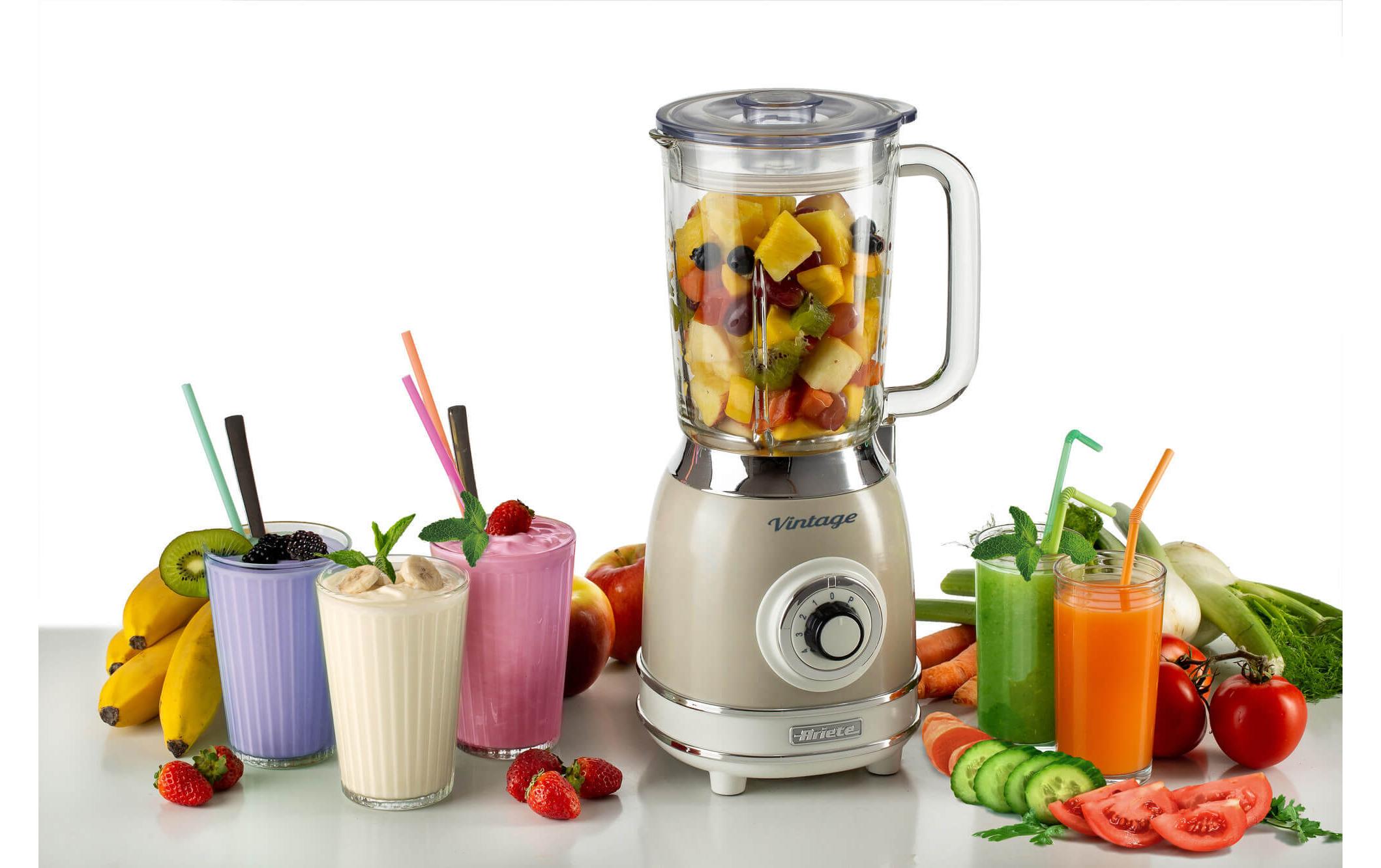 Standmixer Vintage BeigeKraftvoller Standmixer mit 1000 W Leistung