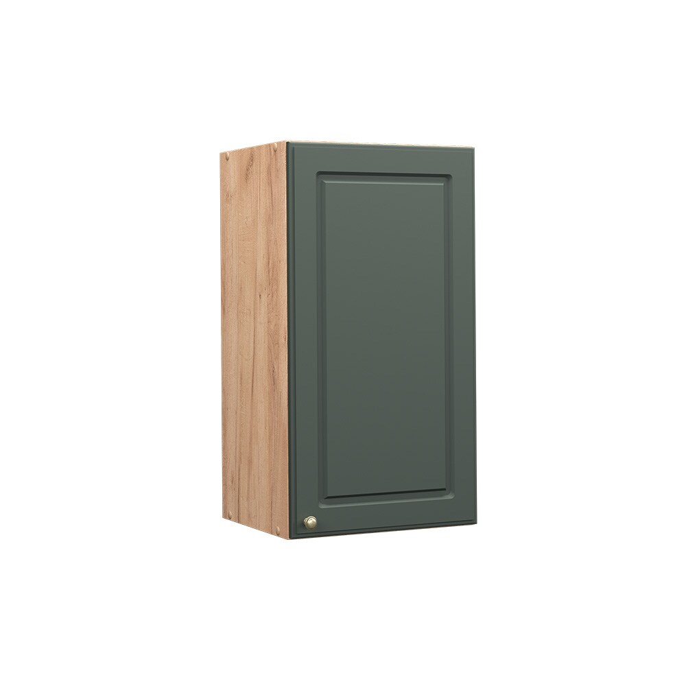 Vicco Hängeschrank Küchenschrank Küchenmöbel Fame-Line Eiche Grün-Gold Landhaus 40 cm Küche Einbauküche Hängeschrank Drehtür Einlegeboden Küchenzeile
