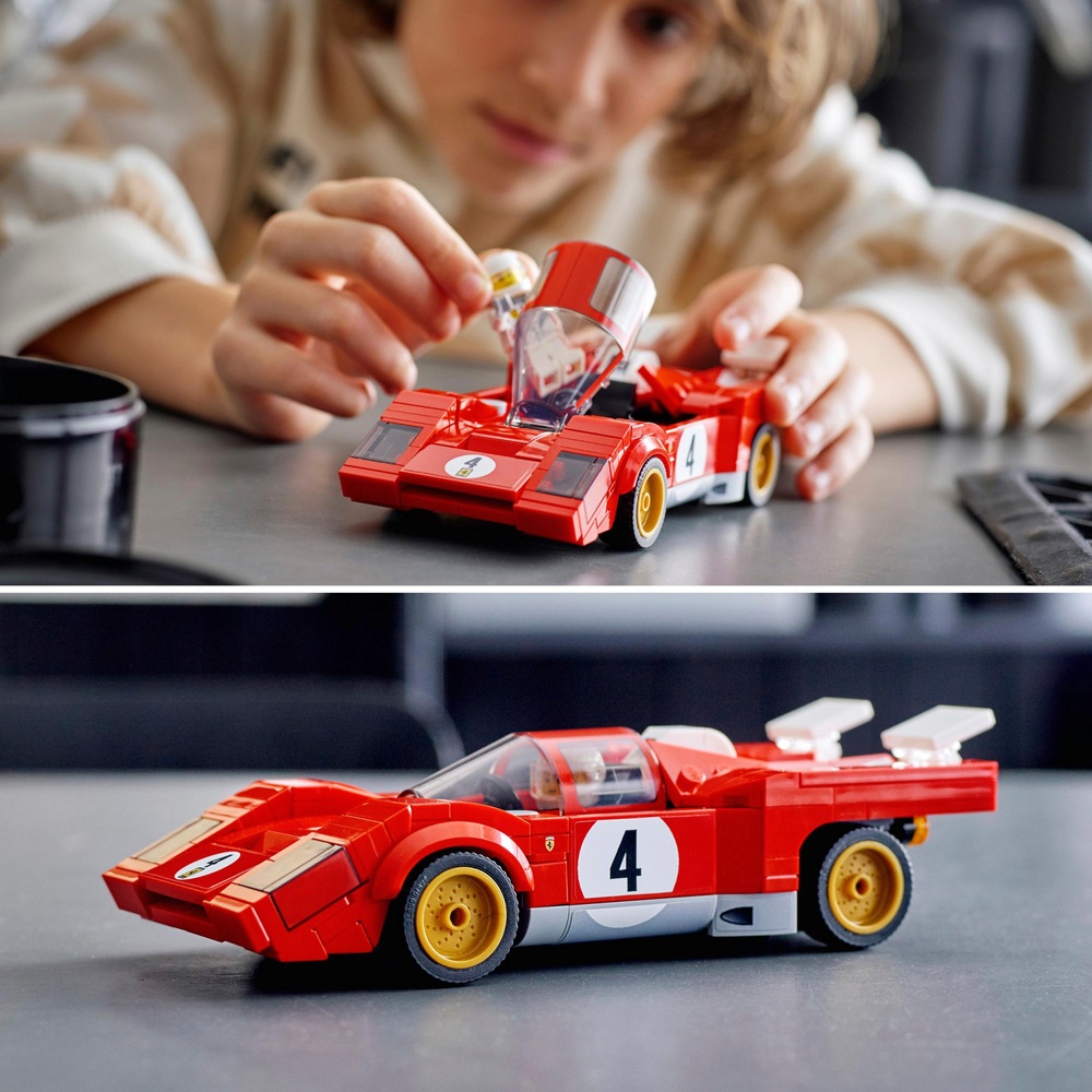 LEGO Speed Champions 76906 Ferrari 512 M Sportwagen-Spielzeug von 1970