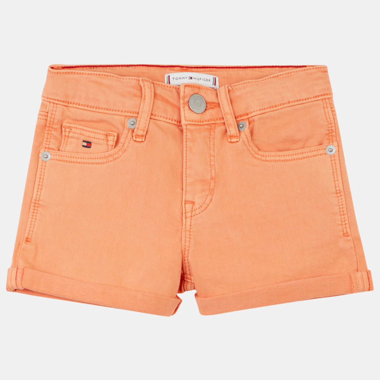 Tommy Hilfiger Short en jean ajusté orange clair