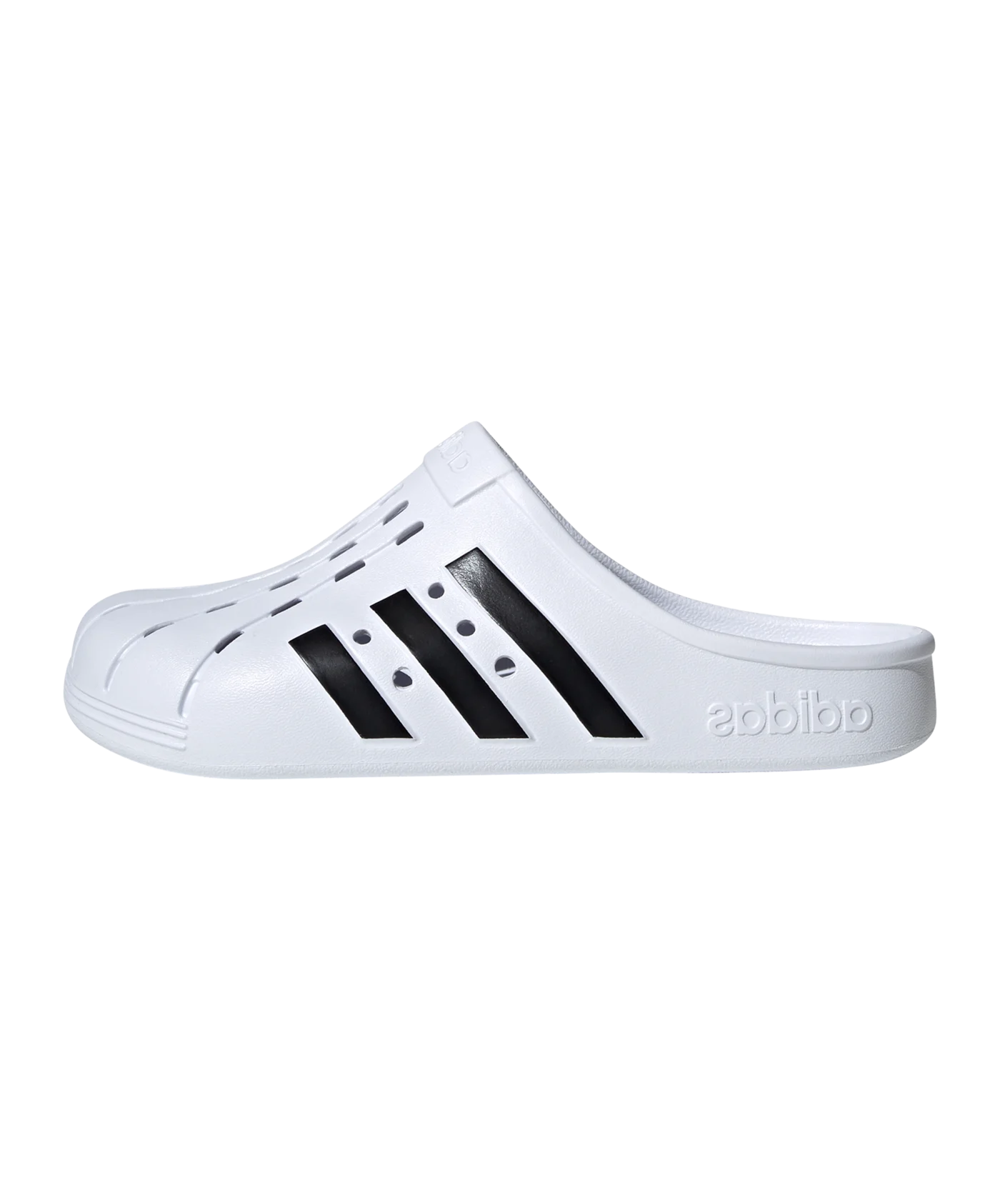 adidas Adilette Clog Badelatsche Weiss