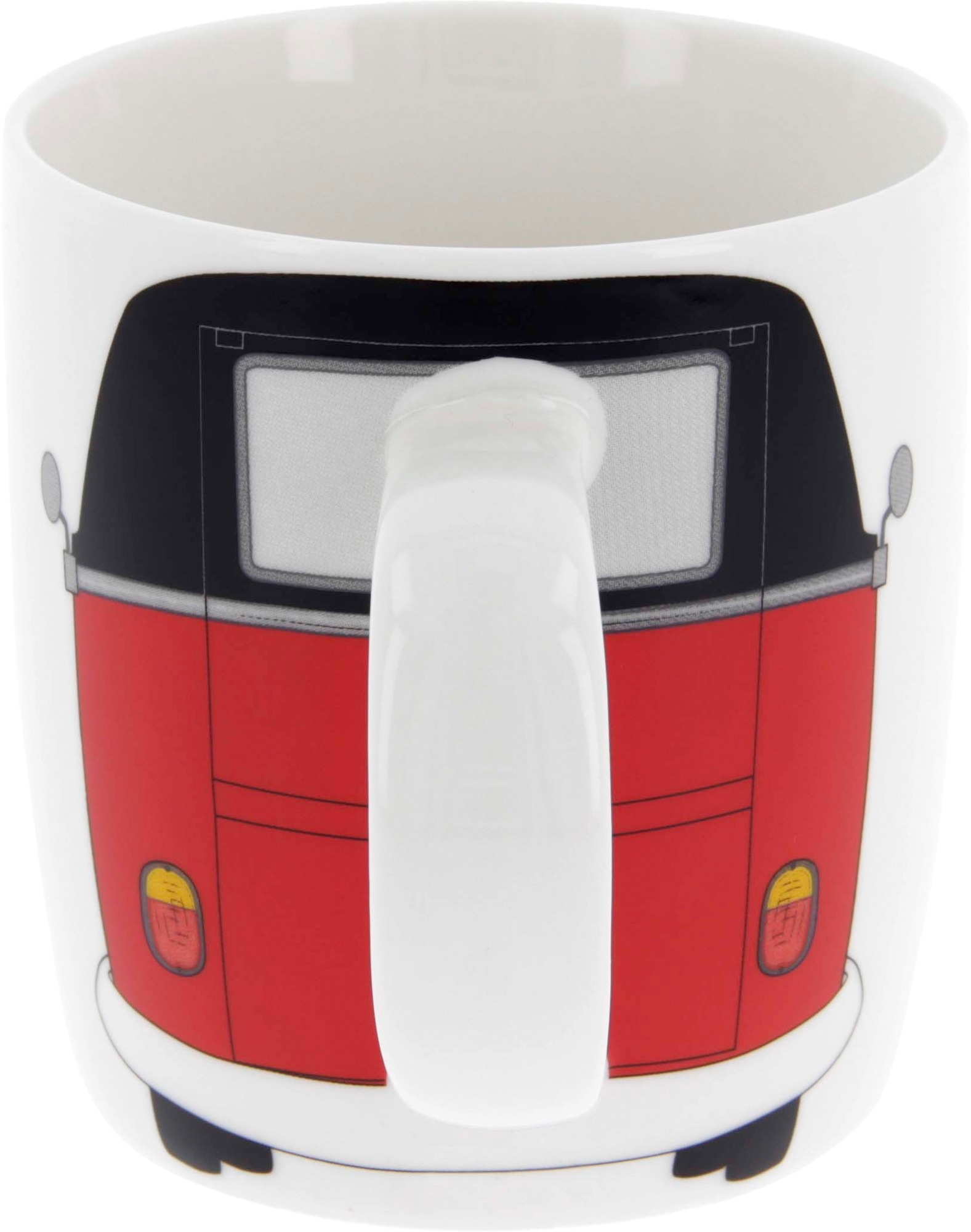VW Collection T1 Bulli Kaffeetasse 370 ml Rot schwarz