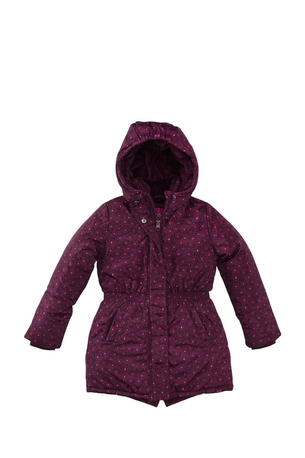 Z8 kids winterjas Channa donkerrood