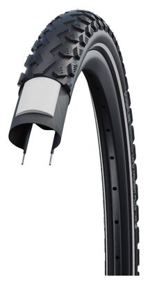 Pneu Schwalbe Land Cruiser Plus 26'' Tubetype Rigide TwinSkin PunctureGuard SBC Flancs Reflex E-Bike E-25