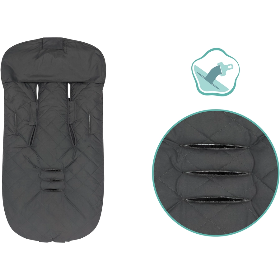 fillikid Winterfußsack Kamet Grau