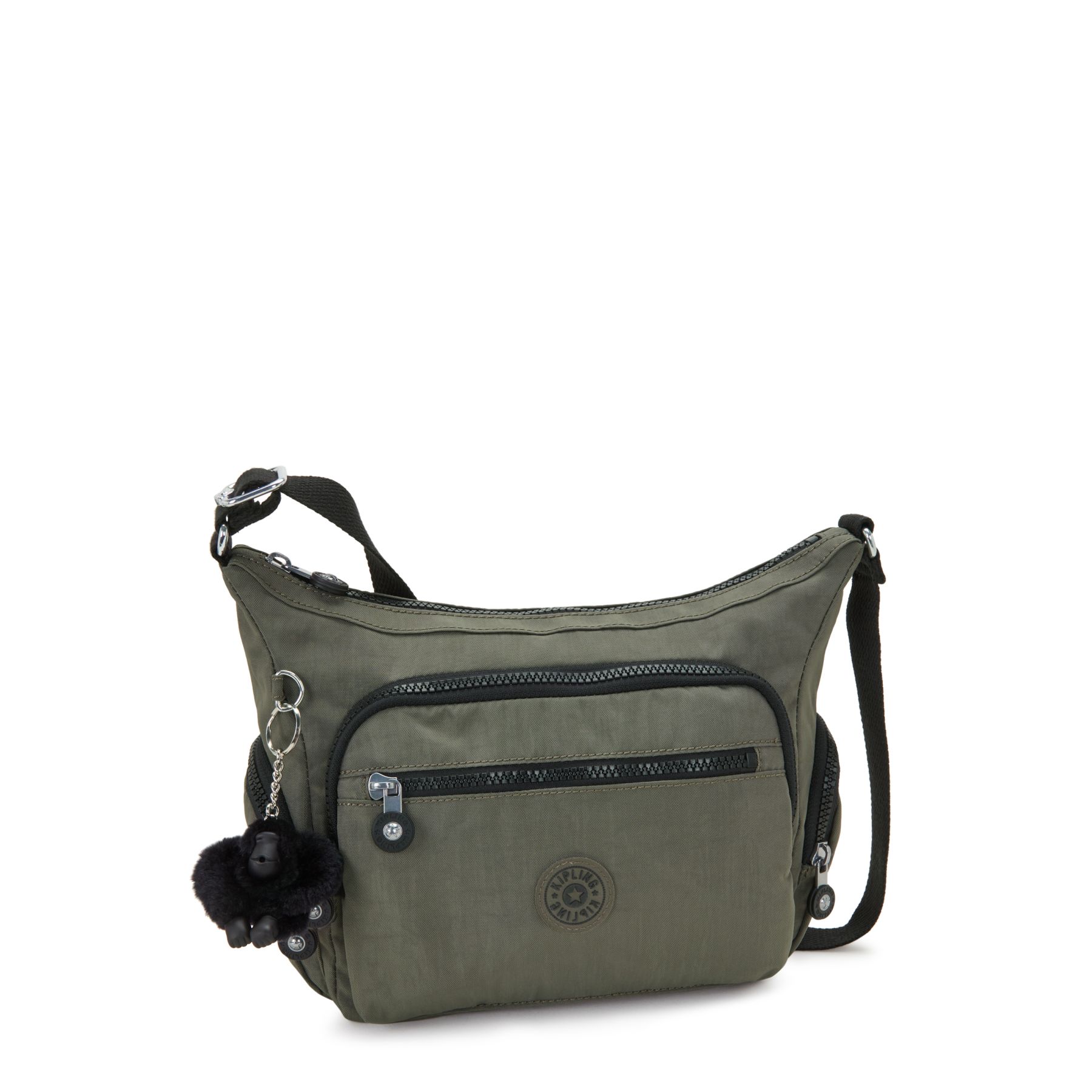 GABBIE S Petit sac bandoulière à compartiments multiples - Green Moss