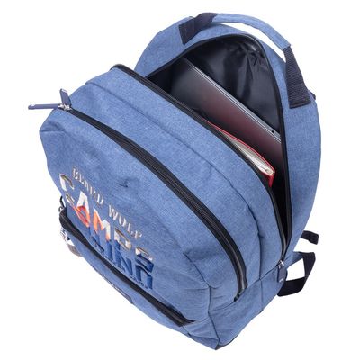 Sac à dos Camps Beard Wolf - 2 compartiments - bleu - 25L - Kid'Abord