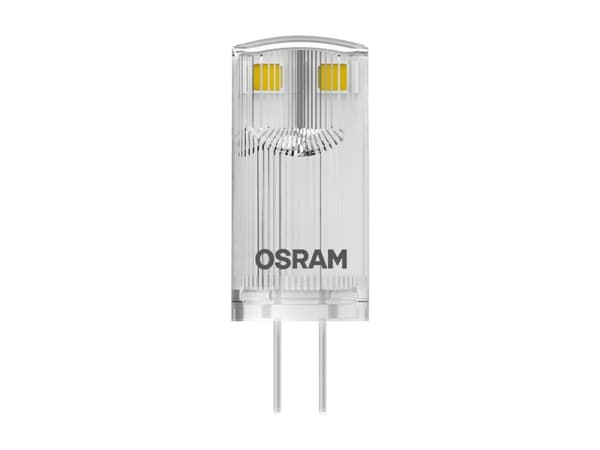 OSRAM PIN - LED-lyspære - form: T12 - G4 - 0.9 W (ekvivalent 10 W) - klasse F - varmt hvitt lys - 2700 K