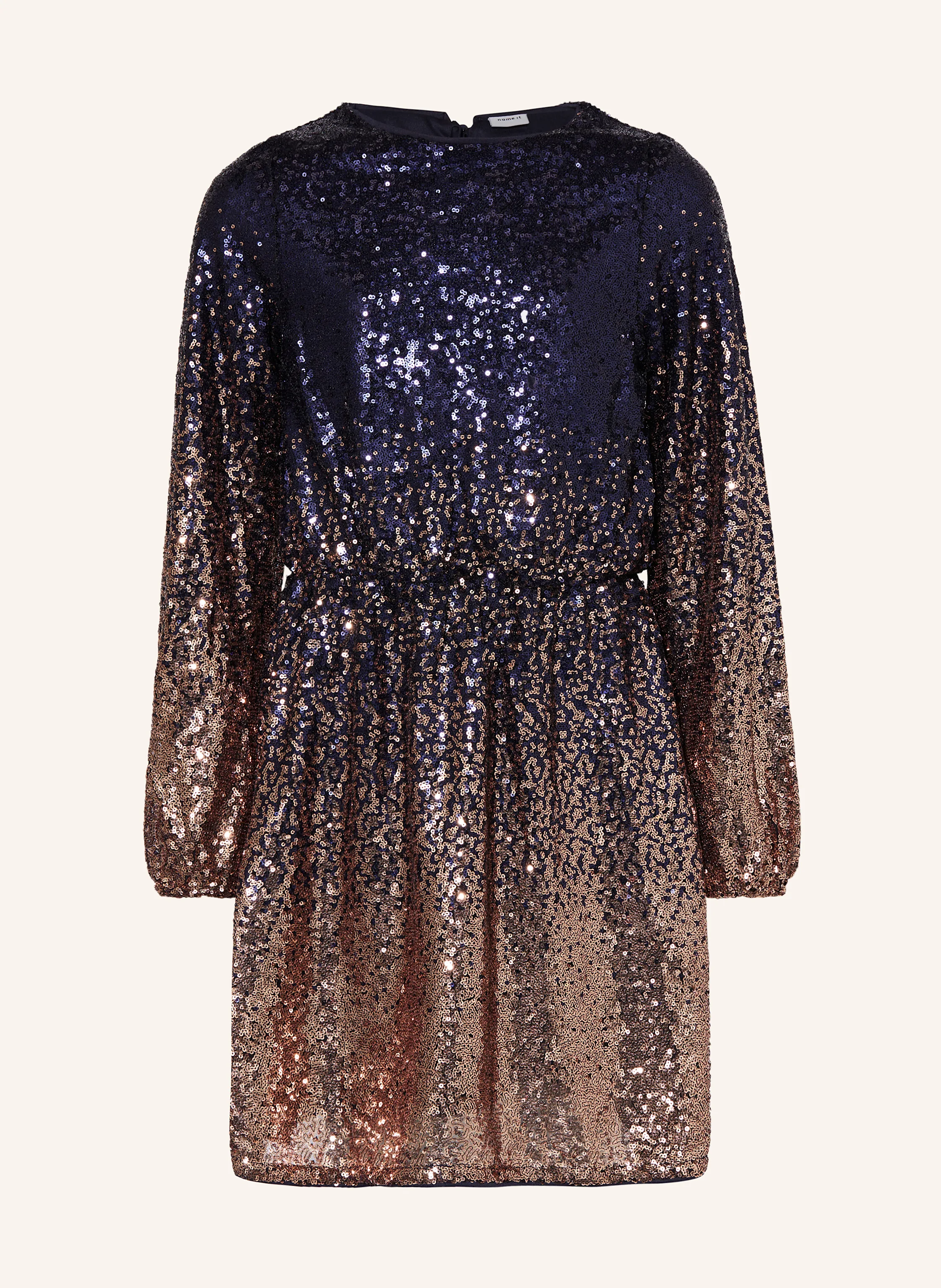 name it Kleid mit Pailletten