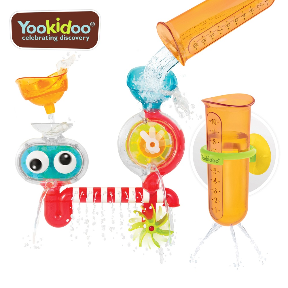 Yookidoo Spin 'n' Sprinkle Wasserlabor-Badespielzeug