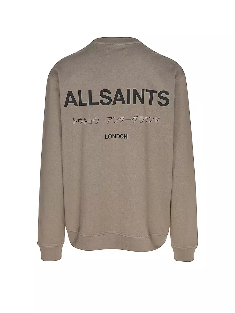 ALLSAINTS Sweater Oversized Fit UNDERGROUND hellbraun