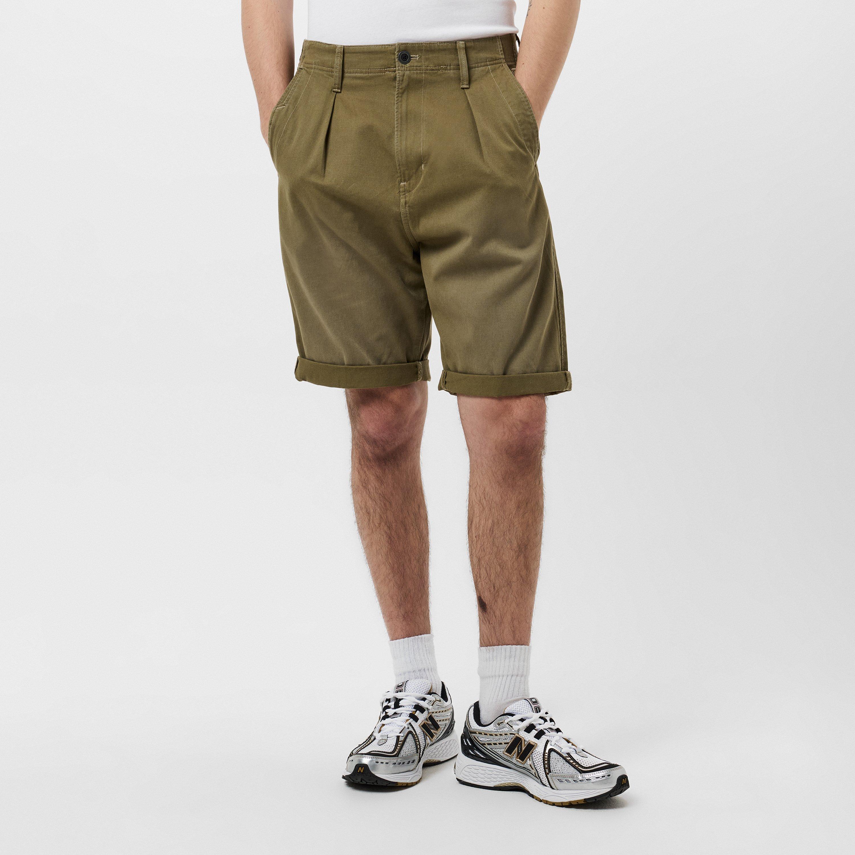 G Star Pleated Chino Shorts