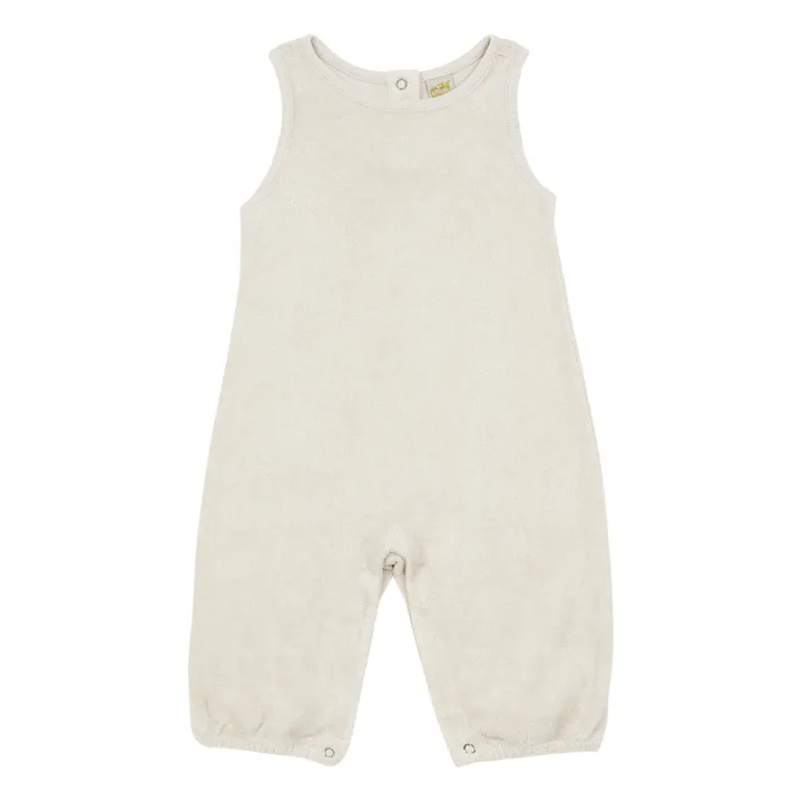 Numero 74 Combishort Coton Bio Stef  | Blanc cassé