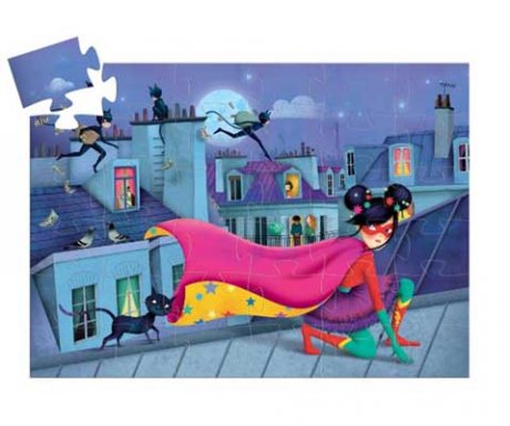 Super Star Silhouette: 36 Piece Puzzle