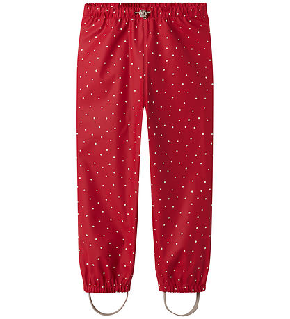 MarMar Regenhose - PU - Olaf - Rot Dew Dot