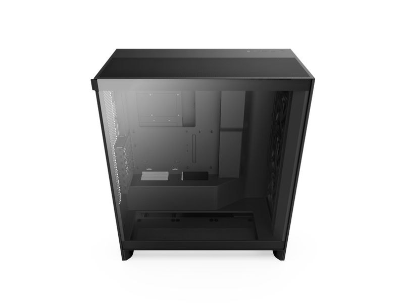 NZXT PC-Gehäuse H7 Flow Schwarz Mid-Tower-Gehäuse mit Seitenfenster