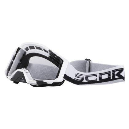 Masque cross Scorpion Exo E21 2023 - Blanc / Noir
